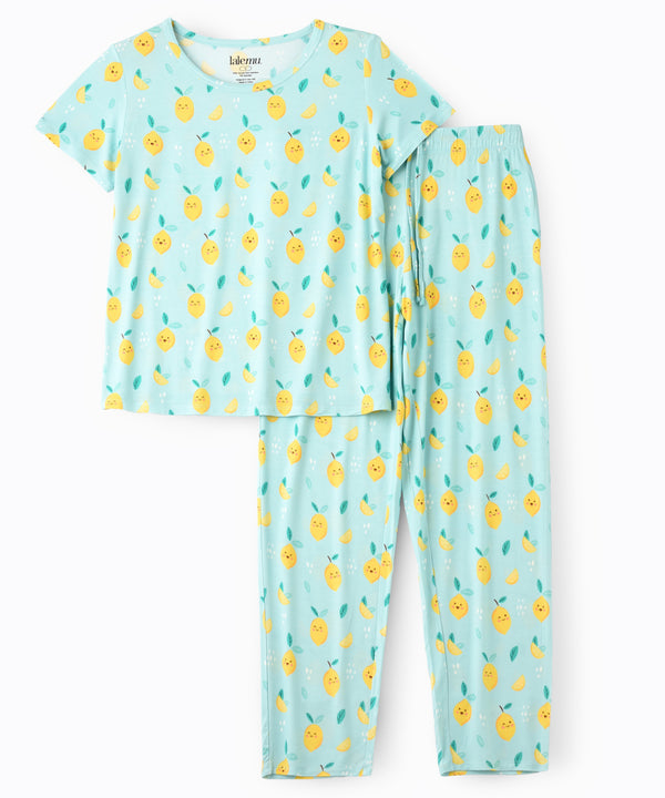 Women's Lemon T-Shirt & Pajama Set