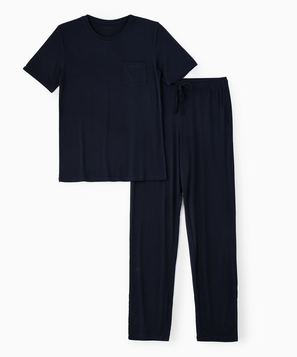 Men's T-Shirt & Pajama Set - Navy